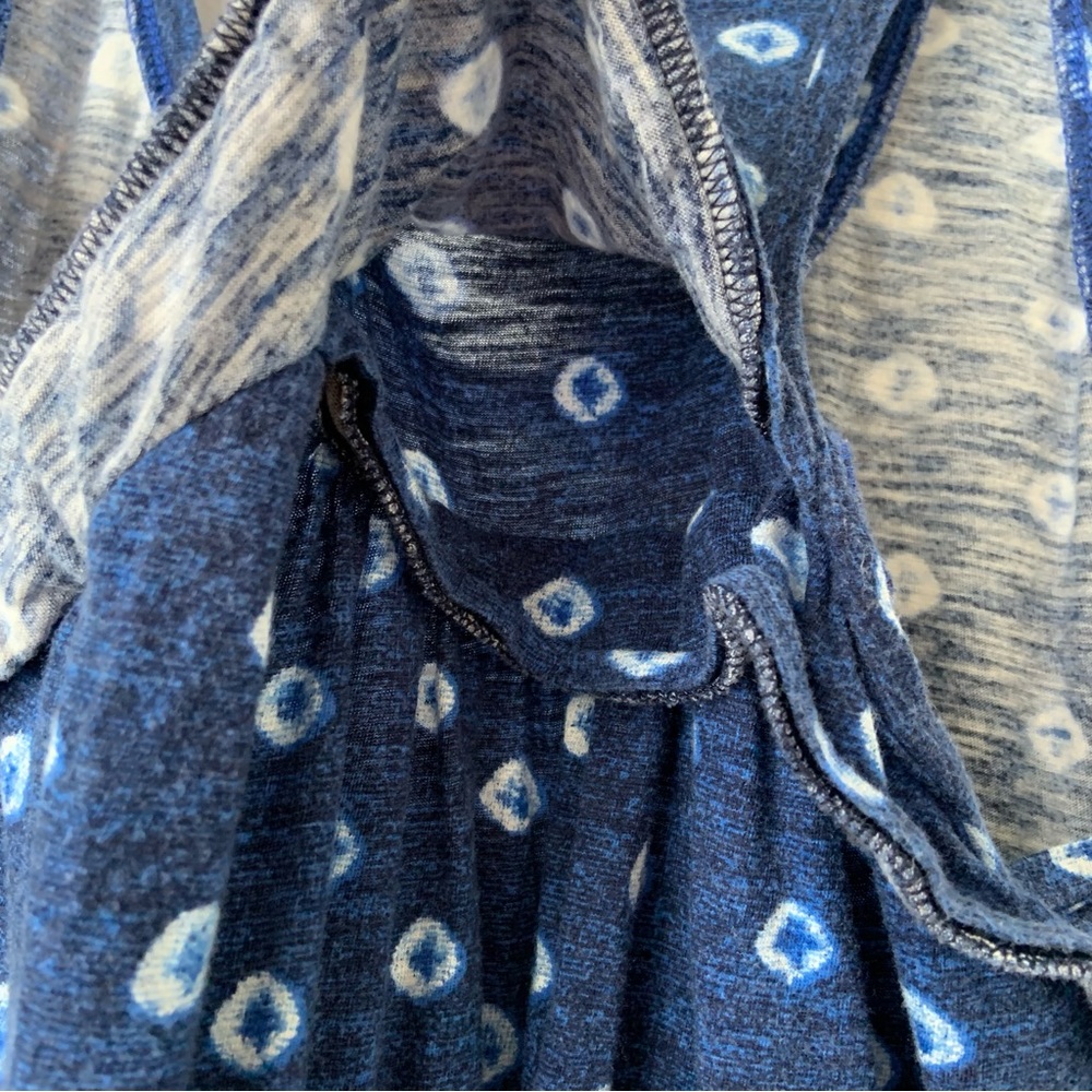 Lucky Lotus Women’s Top Size Medium Cotton/Modal Soft Spring / Summer Wear Blue. - Picture 14 of 17